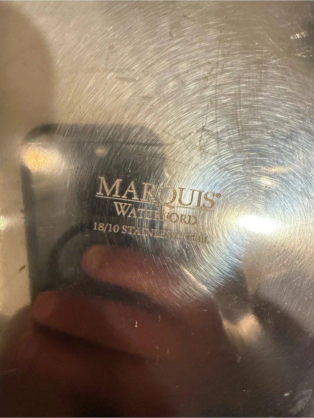 Waterford Marquis Stainless Serving Platter - Silver Tone